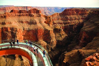 Grand Canyon West Rim VIP small group tour with helicopter and pontoon boat options